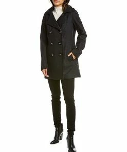 Nautica Double-Breasted Wool-Blend Peacoat Women -Nautica Store 1411288073 RLLD 3