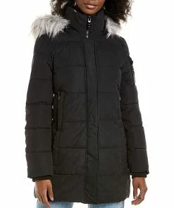 Nautica Microfiber Puffer Coat Women -Nautica Store 1411377115 RLLD 3