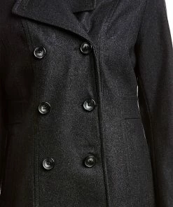 Nautica Double-Breasted Wool-Blend Peacoat Women -Nautica Store 1411435617 RLLD 4