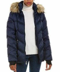 Nautica Short Quilted Coat Women