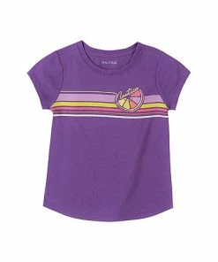 Nautica Chest Multi Stripe Graphic T-Shirt Kids
