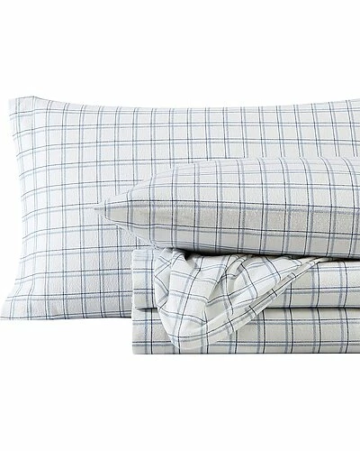 Nautica Fleetville Cotton Flannel Sheet Set Home 4 Nautica Fleetville Cotton Flannel Sheet Set Home - Image 2