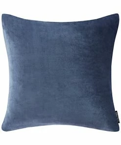 Nautica Solid Ultra Soft Plush Navy Euro Sham Home
