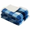 Nautica Herringbone Check Plaid Ultra Soft Plush Throw Home -Nautica Store 3030306822 RLLD 1