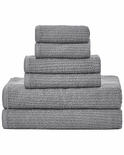 Nautica Brookwater Cotton 6-Piece Towel Set Home 3 Nautica Brookwater Cotton 6-Piece Towel Set Home