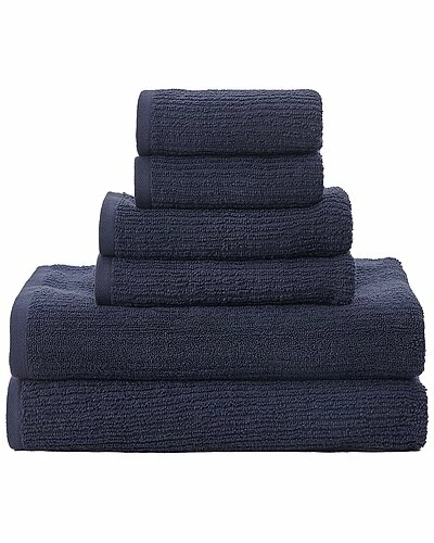 Nautica Brookwater Cotton 6-Piece Towel Set Home 3 Nautica Brookwater Cotton 6-Piece Towel Set Home