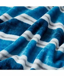 Nautica Jetty Island Micro Flannel Reversible Throw Blanket Home -Nautica Store 3030347748 RLLD 2