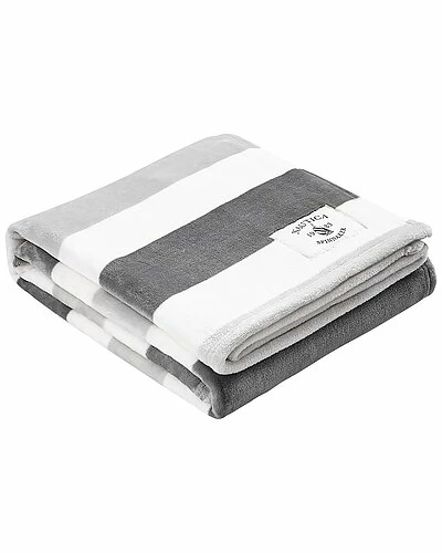 Nautica Awning Stripe Micro Flannel Reversible Throw Blanket Home 3 Nautica Awning Stripe Micro Flannel Reversible Throw Blanket Home