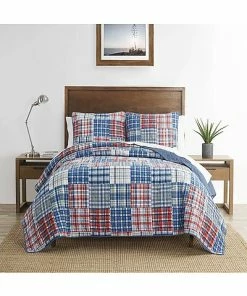 Nautica Raeford Of Cotton Reversible Quilt Set Home