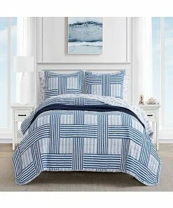 Nautica Seighford Of Cotton Reversible Quilt Set Home