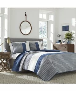 Nautica Swale Cotton Quilt Home