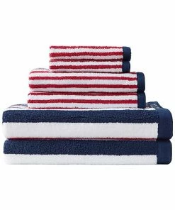 Nautica Mackenzie Cotton Terry 6pc Towel Set Home