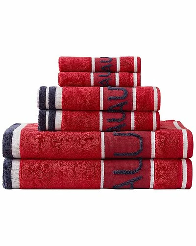 Nautica Radar Cotton Terry 6pc Towel Set Home 3 Nautica Radar Cotton Terry 6pc Towel Set Home