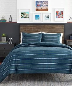 Nautica Jeans Co Claridge Navy Comforter Set Home
