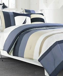 Nautica Bradford Navy Duvet/Sham Set Home