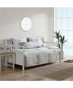 Nautica Clement 100% Cotton Quilted Daybed Cover Set Home