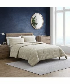 Nautica Guard Coast 100% Cotton Flannel Comforter Home