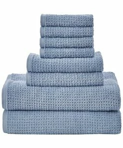 Nautica Oasis Solid 100% Cotton Terry 8 Piece Towel Set Home