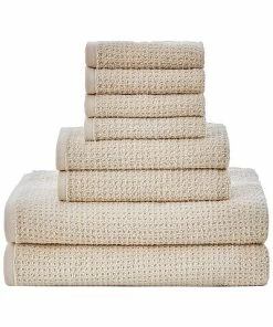 Nautica Oasis Solid 100% Cotton Terry 8 Piece Towel Set Home