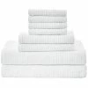 Nautica Oasis Solid 100% Cotton Terry 8 Piece Towel Set Home -Nautica Store 3030466117 RLLD 1