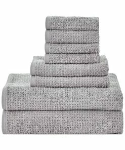 Nautica Oasis Solid 100% Cotton Terry 8 Piece Towel Set Home