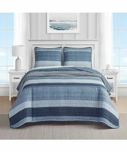 Nautica Ridgeport 100% Cotton Reversible Quilt Set Home