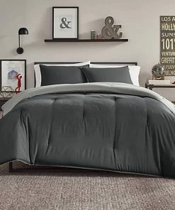 Nautica Solid Reversible Comforter Set Home