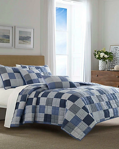 Nautica Holly Grove Blue Quilt Set Home 3 Nautica Holly Grove Blue Quilt Set Home