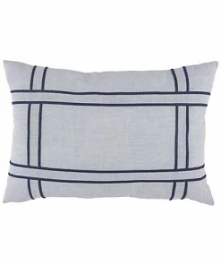 Nautica Sailor Applique Strip Throw Pillow Home
