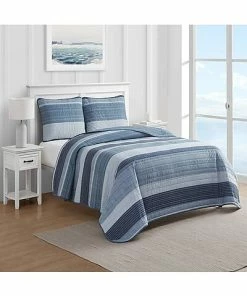 Nautica 3pc Ridgeport Reversible Quilt Set Home