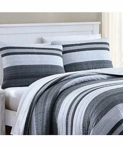 Nautica Ardmoore Grey Quilt/Sham Set Home