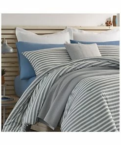 Nautica Bennett Grey Comforter/Sham Set Home