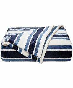 Nautica Ferry Ultra Soft Plush Fleece Blanket Home