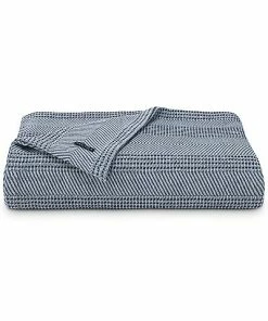 Nautica Chevron Navy Blanket Home