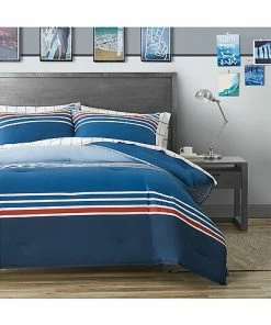 Nautica Clermont 3Pc Blue Comforter Set Home