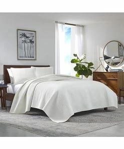 Nautica Haverhill Solid 3Pc Sailcloth Quilt Set Home