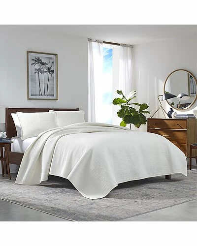 Nautica Haverhill Solid 3Pc Sailcloth Quilt Set Home 3 Nautica Haverhill Solid 3Pc Sailcloth Quilt Set Home