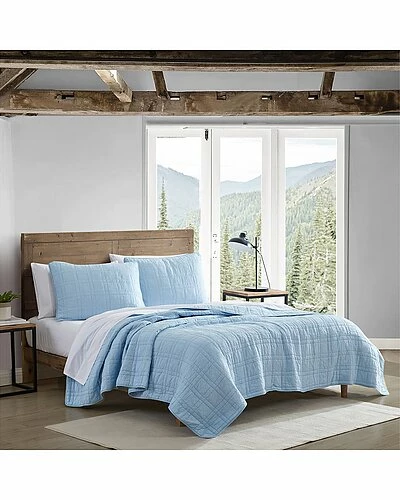 Nautica Jasper Trail 3Pc Blue Quilt Set Home 3 Nautica Jasper Trail 3Pc Blue Quilt Set Home