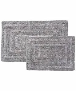 Nautica Logan 2Pc Chrome Bath Rug Set Home -Nautica Store 3030948542 RLLD 3