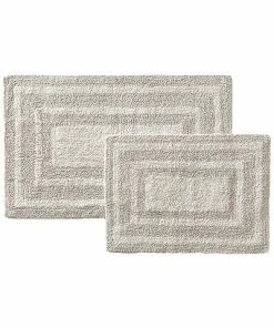 Nautica Logan 2Pc Parchment Bath Rug Set Home -Nautica Store 3030948544 RLLD 3