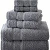 Nautica Oceane 6Pc Moorings Grey Towel Set Home -Nautica Store 3030948566 RLLD 1