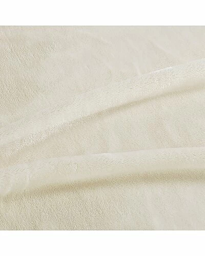 Nautica Ultra Soft Plush Solid White Blanket Home 6 Nautica Ultra Soft Plush Solid White Blanket Home - Image 4