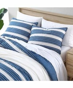 Nautica Vintage Crew Stripe 3Pc Blue Comforter Set Home 7 Nautica Vintage Crew Stripe 3Pc Blue Comforter Set Home -Nautica Store 3030948635 RLLD 2