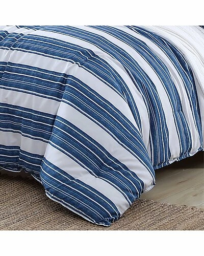 Nautica Vintage Crew Stripe 3Pc Blue Comforter Set Home 5 Nautica Vintage Crew Stripe 3Pc Blue Comforter Set Home - Image 3