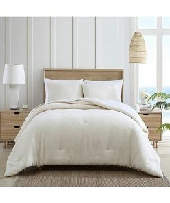 Nautica Whitaker 3Pc Ecru Comforter Set Home