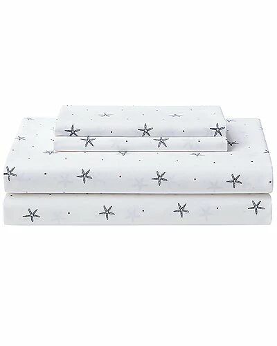 Nautica Star Spangled Coastal Cotton Percale Sheet Set Home 4 Nautica Star Spangled Coastal Cotton Percale Sheet Set Home - Image 2