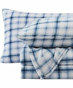 Nautica Warm Me Up Plaid Fleece Sheet Set Home -Nautica Store 3033256439 RLLD 2