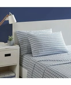 Nautica Coleridge Stripe Cotton Percale Sheet Set Home