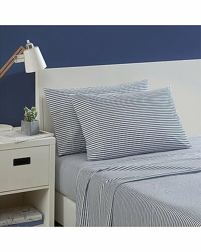 Nautica Harmead Cotton Percale Sheet Set Home 3 Nautica Harmead Cotton Percale Sheet Set Home