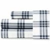 Nautica Basic Plaid 3Pc Dusted Indigo Sheet Set Home -Nautica Store 3033948454 RLLD 1